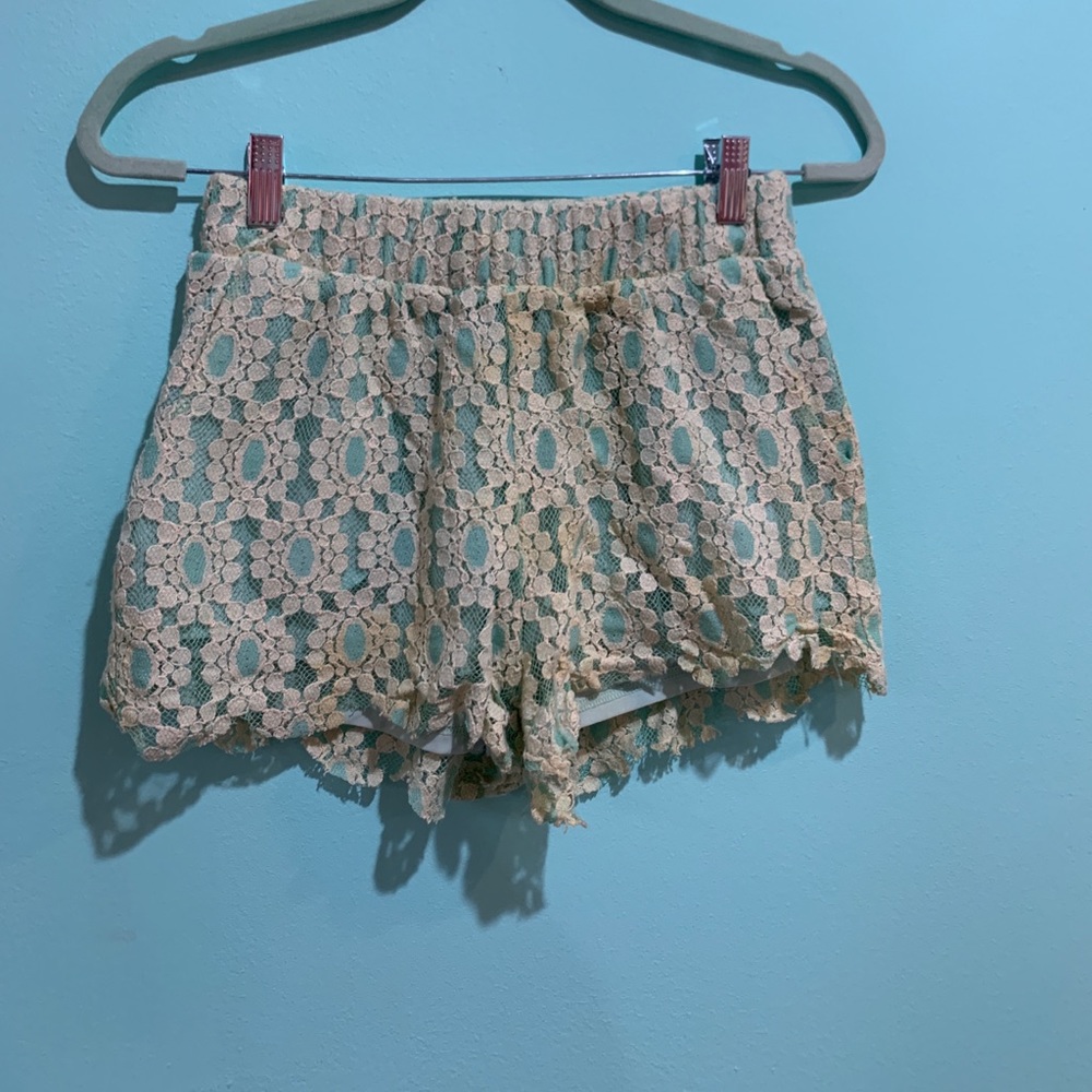Lace summer shorts